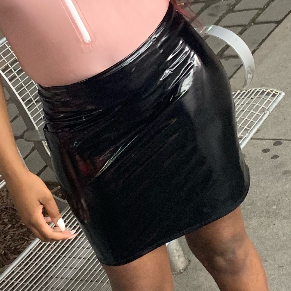 Leather skirt